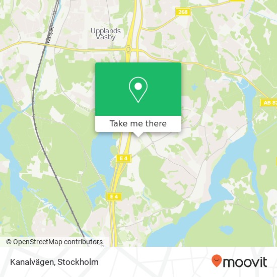 Kanalvägen karta