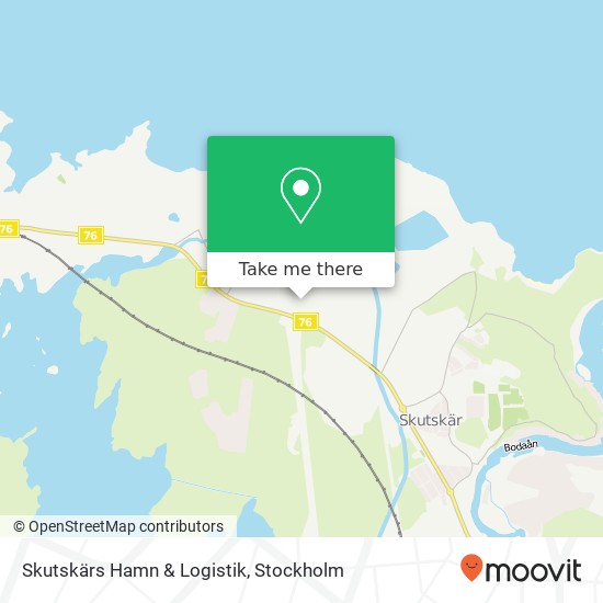 Skutskärs Hamn & Logistik karta