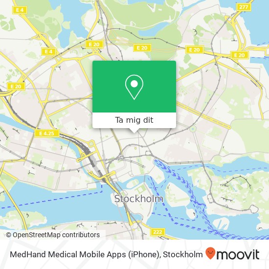 MedHand Medical Mobile Apps (iPhone) karta