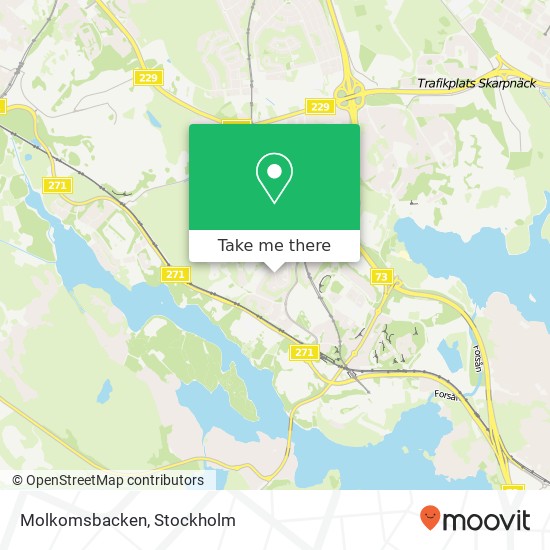 Molkomsbacken karta