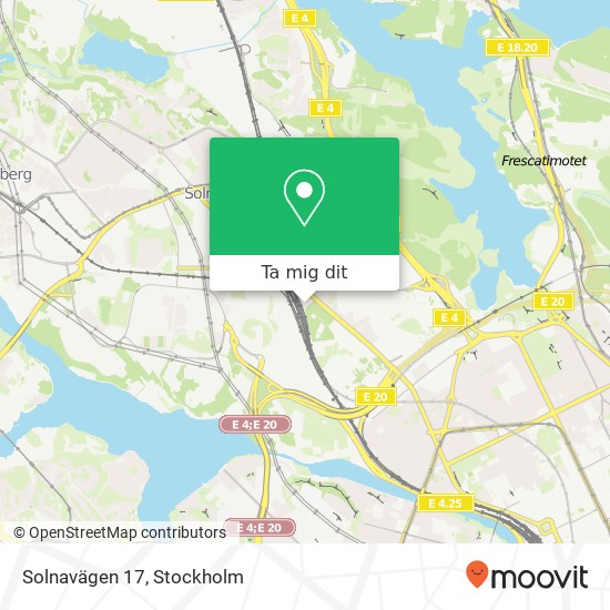 Solnavägen 17 karta