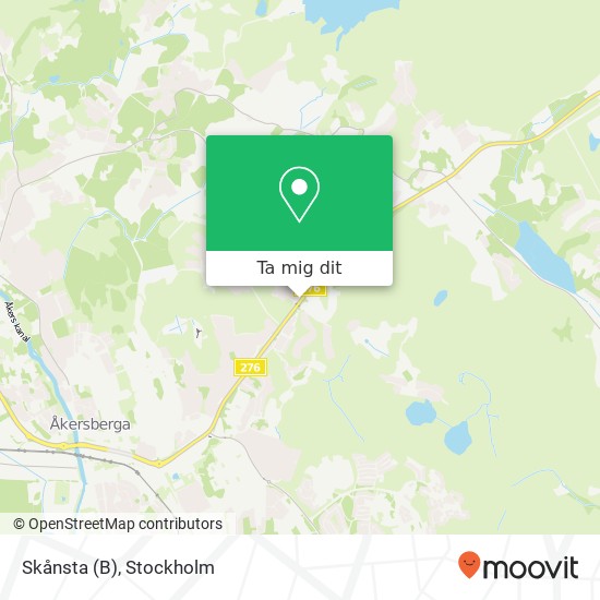 Skånsta (B) karta