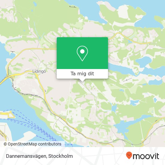 Dannemansvägen karta