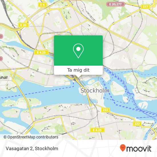 Vasagatan 2 karta