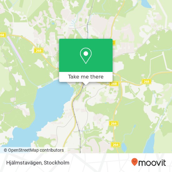 Hjälmstavägen karta