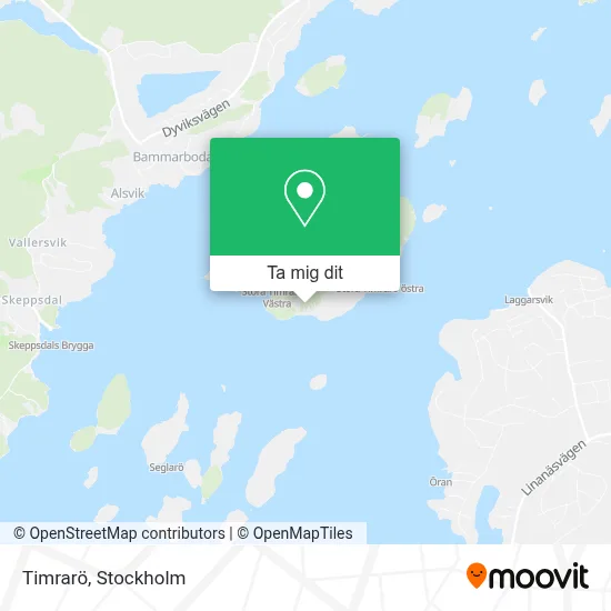 Timrarö karta
