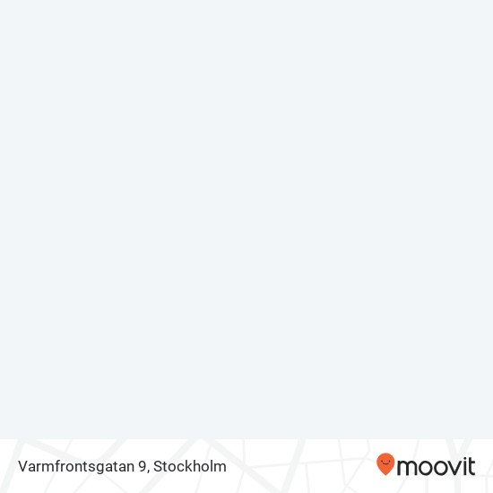 Varmfrontsgatan 9 karta