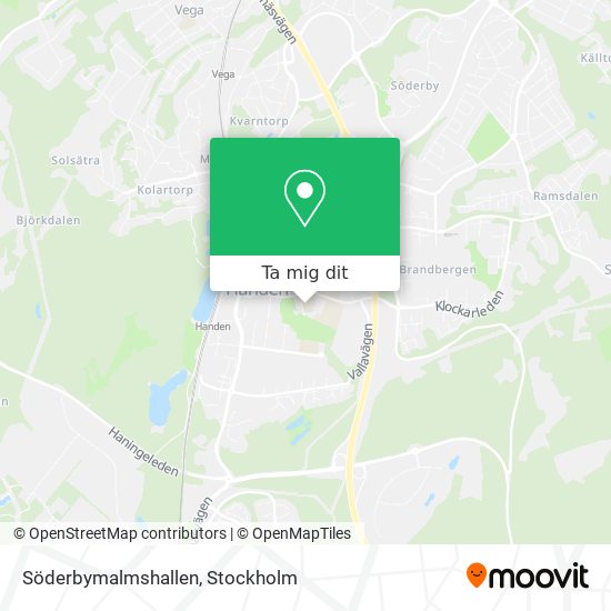 Söderbymalmshallen karta