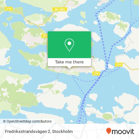 Fredriksstrandsvägen 2 karta