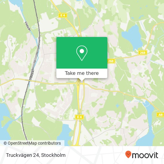 Truckvägen 24 karta