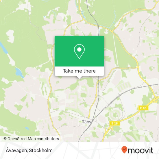 Åvavägen karta