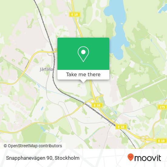 Snapphanevägen 90 karta