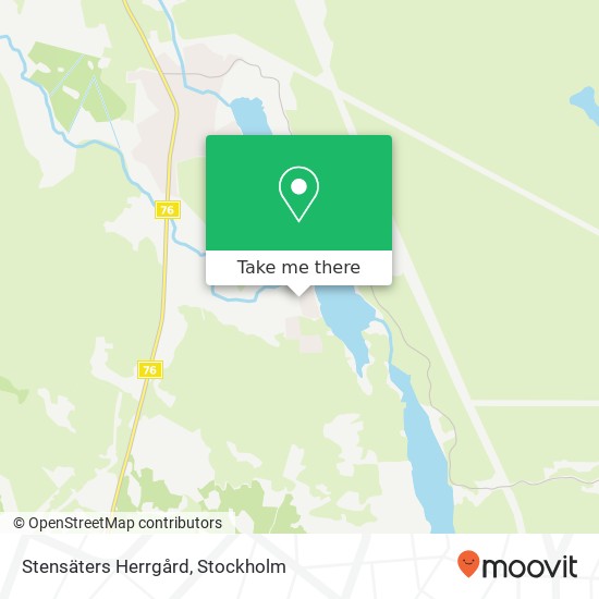 Stensäters Herrgård karta