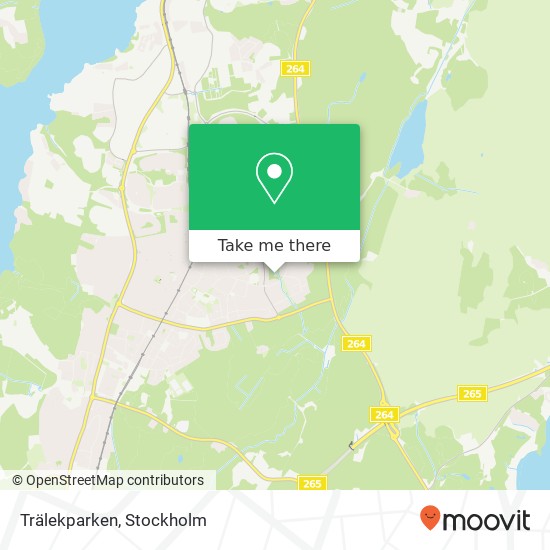 Trälekparken karta