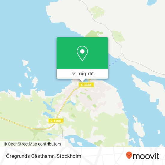 Öregrunds Gästhamn karta