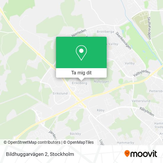 Bildhuggarvägen 2 karta