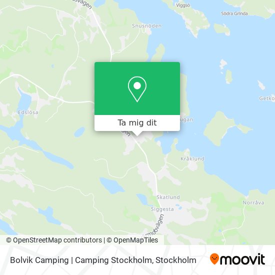 Bolvik Camping | Camping Stockholm karta