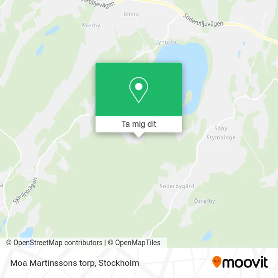 Moa Martinssons torp karta