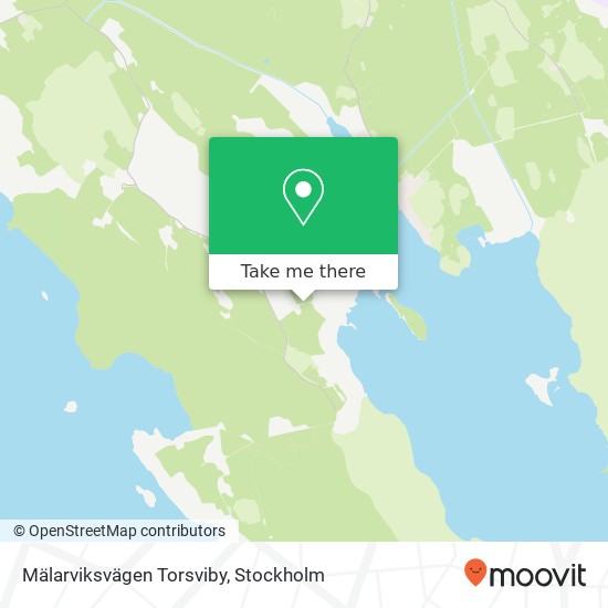 Mälarviksvägen Torsviby karta