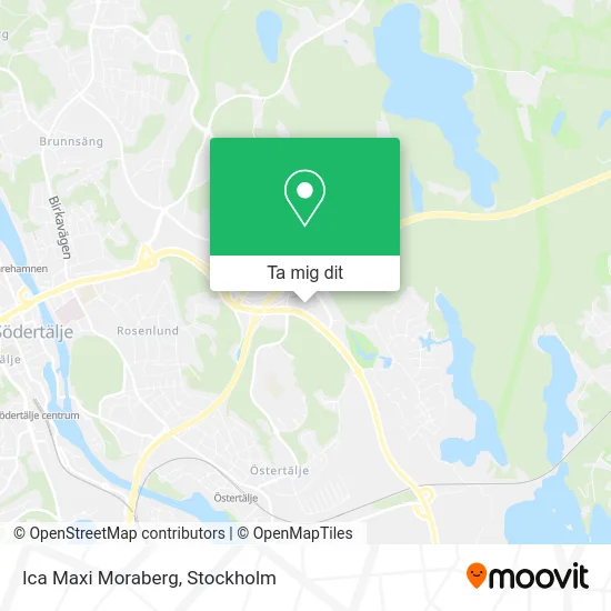 Ica Maxi Moraberg karta