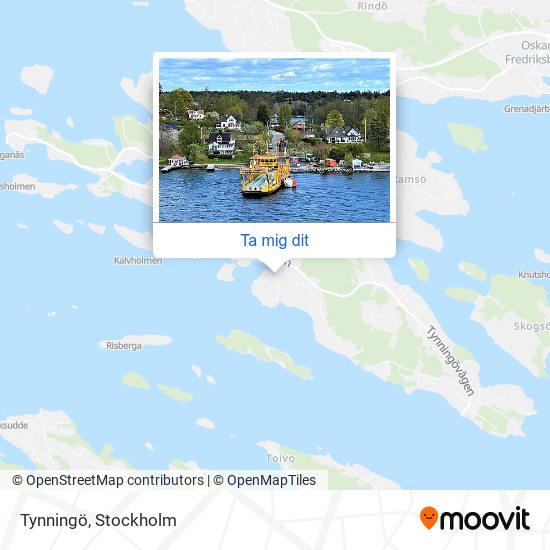 Tynningö karta