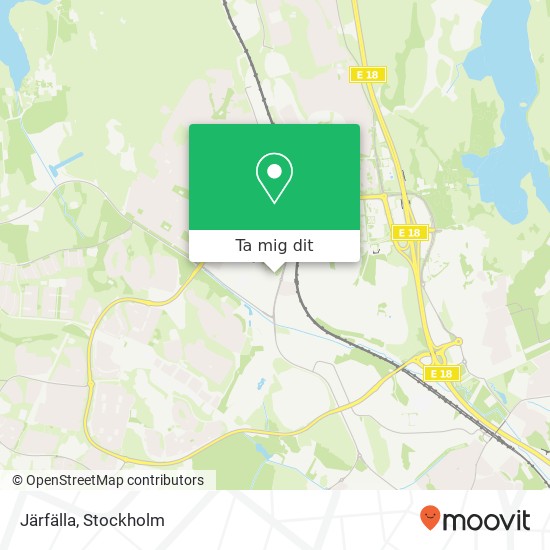 Järfälla karta