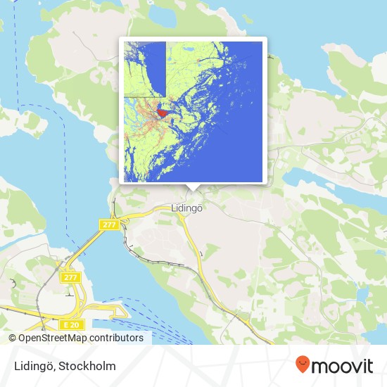 Lidingö karta