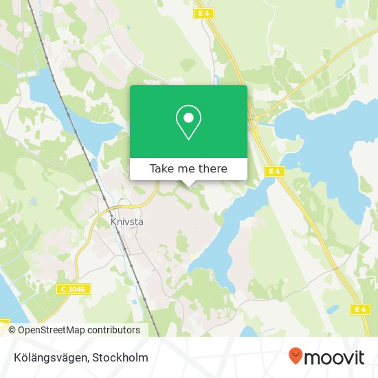 Kölängsvägen karta