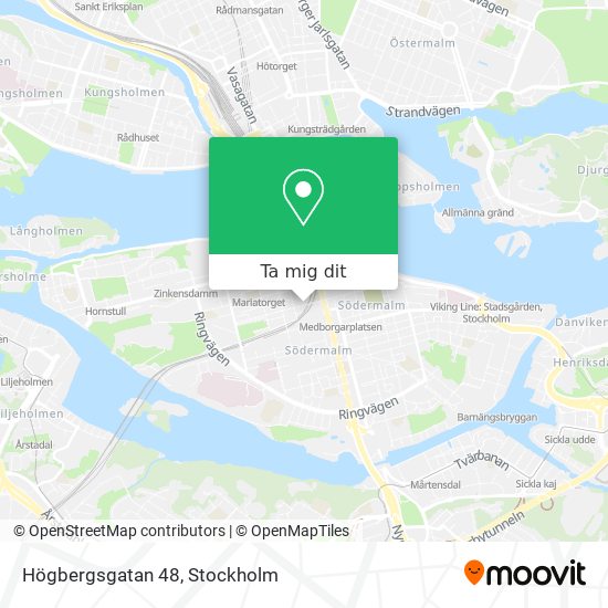 Högbergsgatan 48 karta