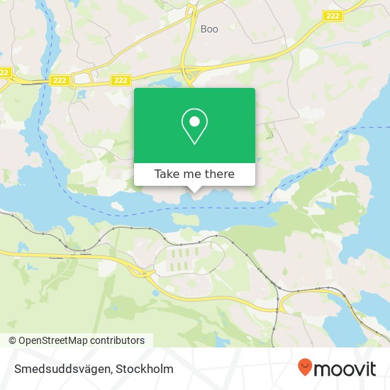 Smedsuddsvägen karta