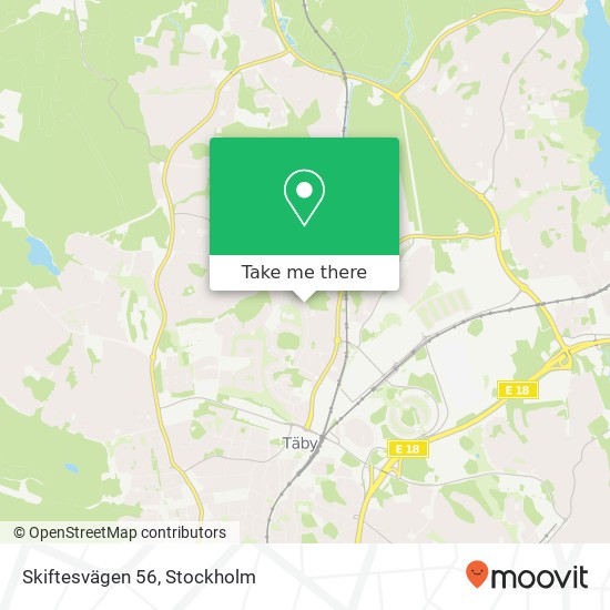 Skiftesvägen 56 karta