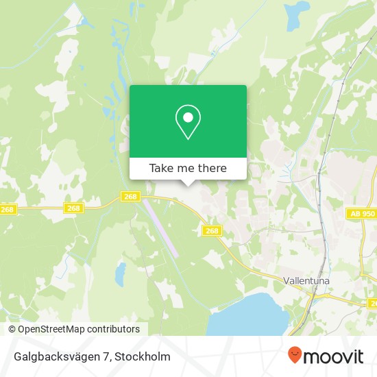 Galgbacksvägen 7 karta