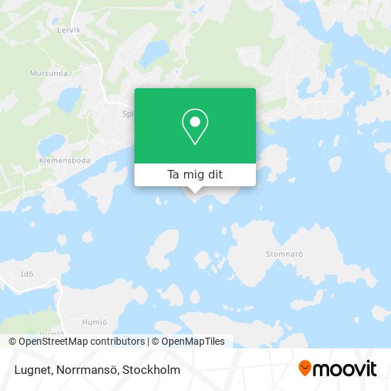 Lugnet, Norrmansö karta