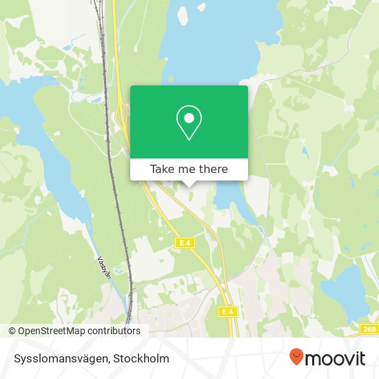 Sysslomansvägen karta