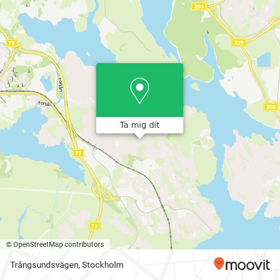 Trångsundsvägen karta