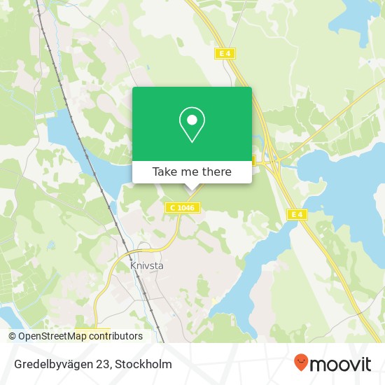 Gredelbyvägen 23 karta