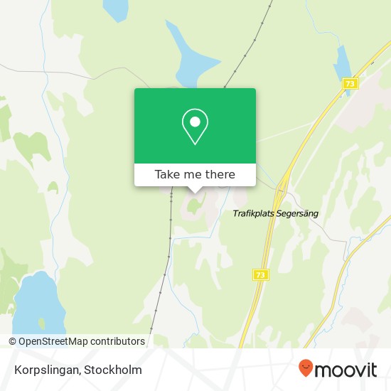 Korpslingan karta