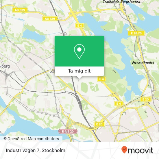 Industrivägen 7 karta