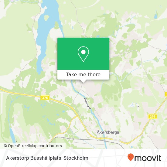 Akerstorp Busshållplats karta
