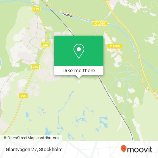Gläntvägen 27 karta