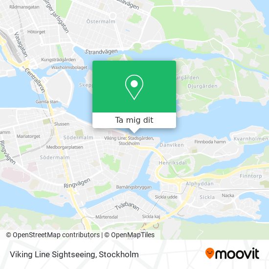 Viking Line Sightseeing karta