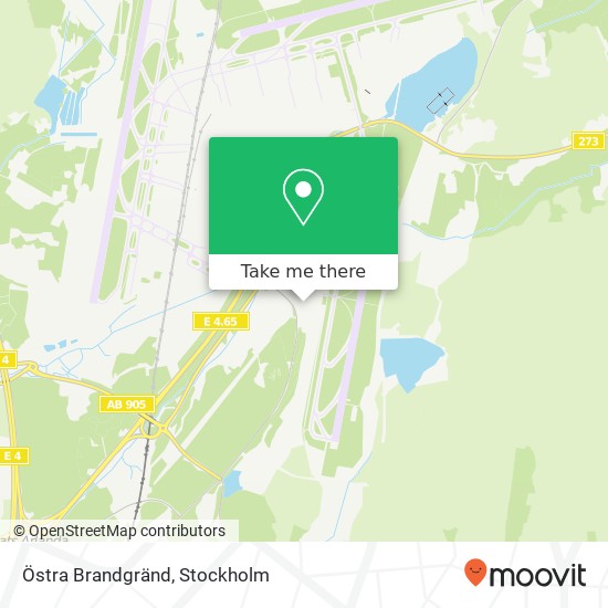 Östra Brandgränd karta