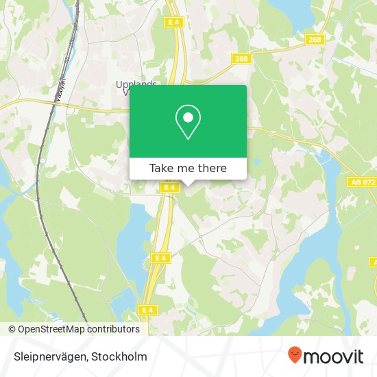 Sleipnervägen karta