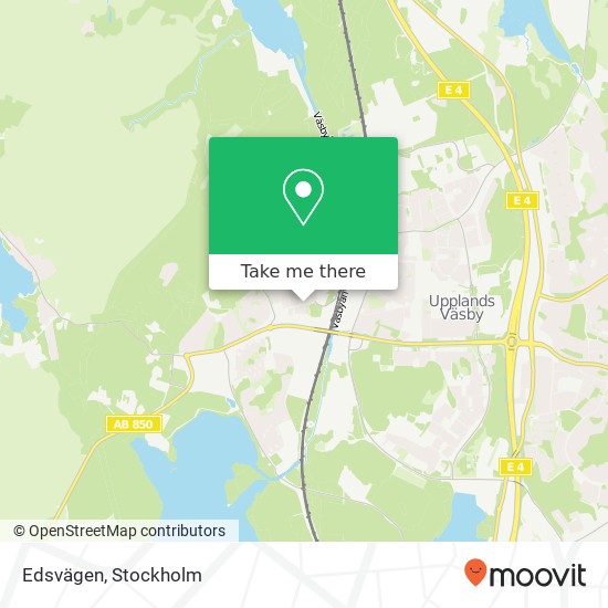 Edsvägen karta