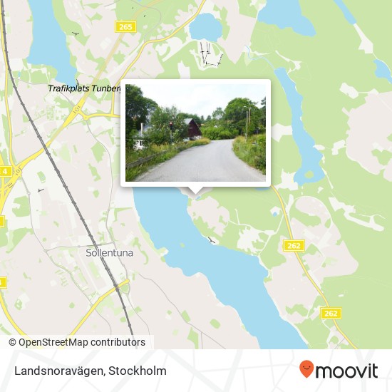 Landsnoravägen karta