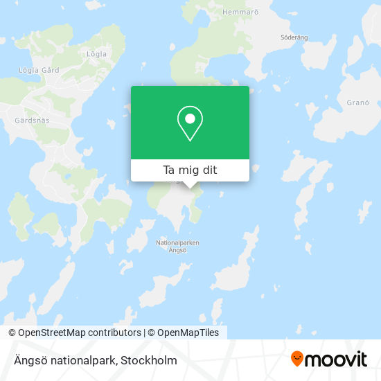 Ängsö nationalpark karta