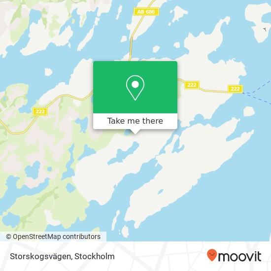 Storskogsvägen karta