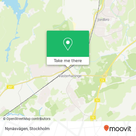 Nynäsvägen karta