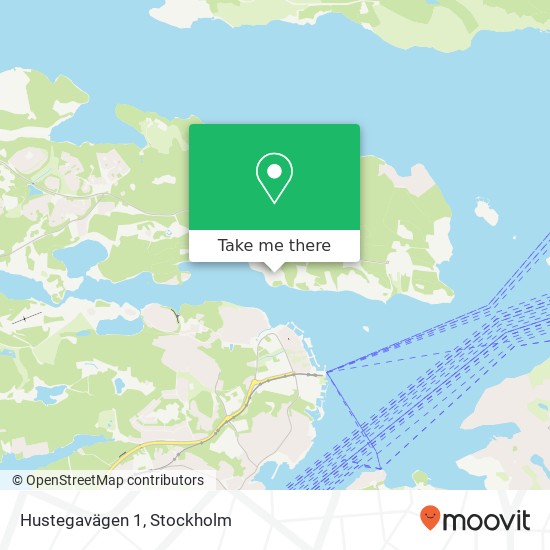 Hustegavägen 1 karta