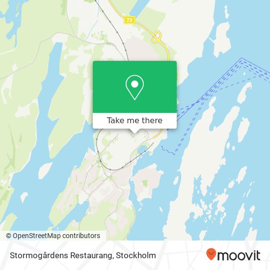 Stormogårdens Restaurang, Mörbyvägen 9 SE-149 31 Nynäshamn karta